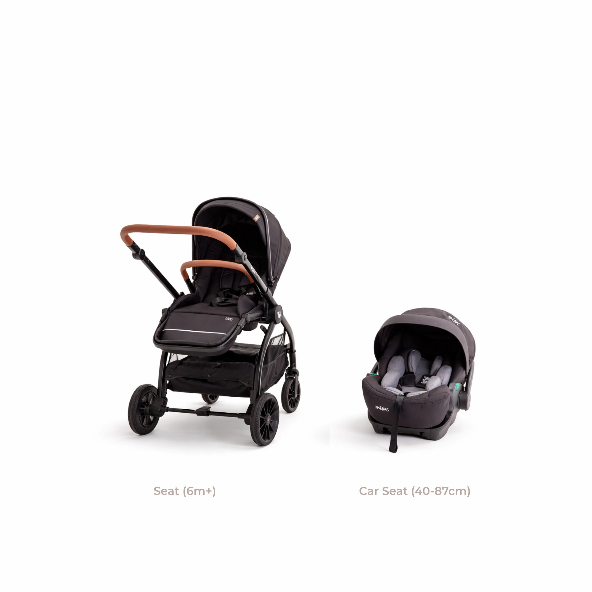 mimi Mimi Luno 2-in-1 Travel System with i-Size car seat and ISOFIX