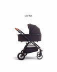 Mimi LUNO carrycot in lie-flat newborn outing setup