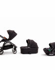 Mimi LUNO Complete 4-in-1 Travel System bundle with stroller, carrycot, AVARO infant car seat and ISOFIX base