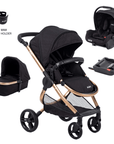 Limited Edition | Mimi Luxe 4 in 1 Travel System | Black Gold