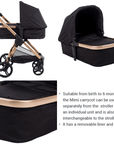 Limited Edition | Mimi Luxe 4 in 1 Travel System | Black Gold