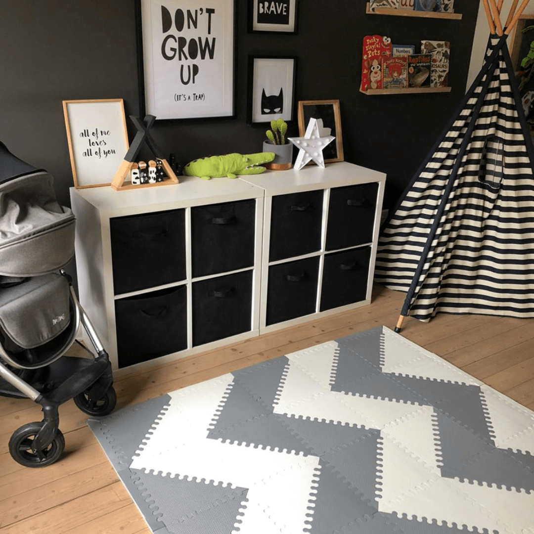 Mimi play mat - Grey and White