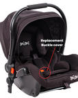 Mimi Luxe Infant Car seat | Buckle Cover | Black
