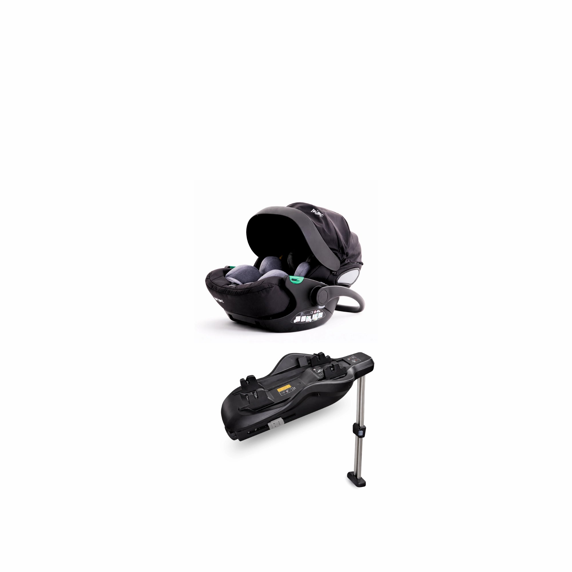 Mimi AVARO infant car seat and ISOFIX base set with support leg