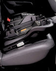 AVARO ISOFIX base installed on a vehicle seat with support leg
