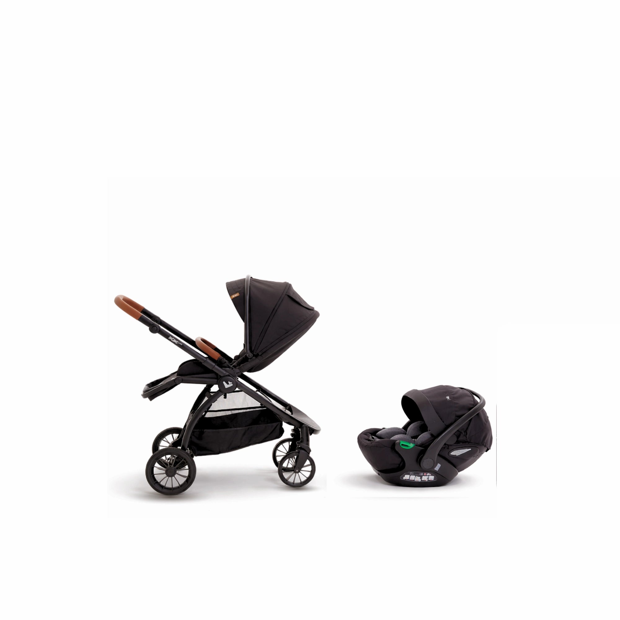 Mimi LUNO 3-in-1 Travel System bundle with stroller, AVARO infant car seat and ISOFIX base