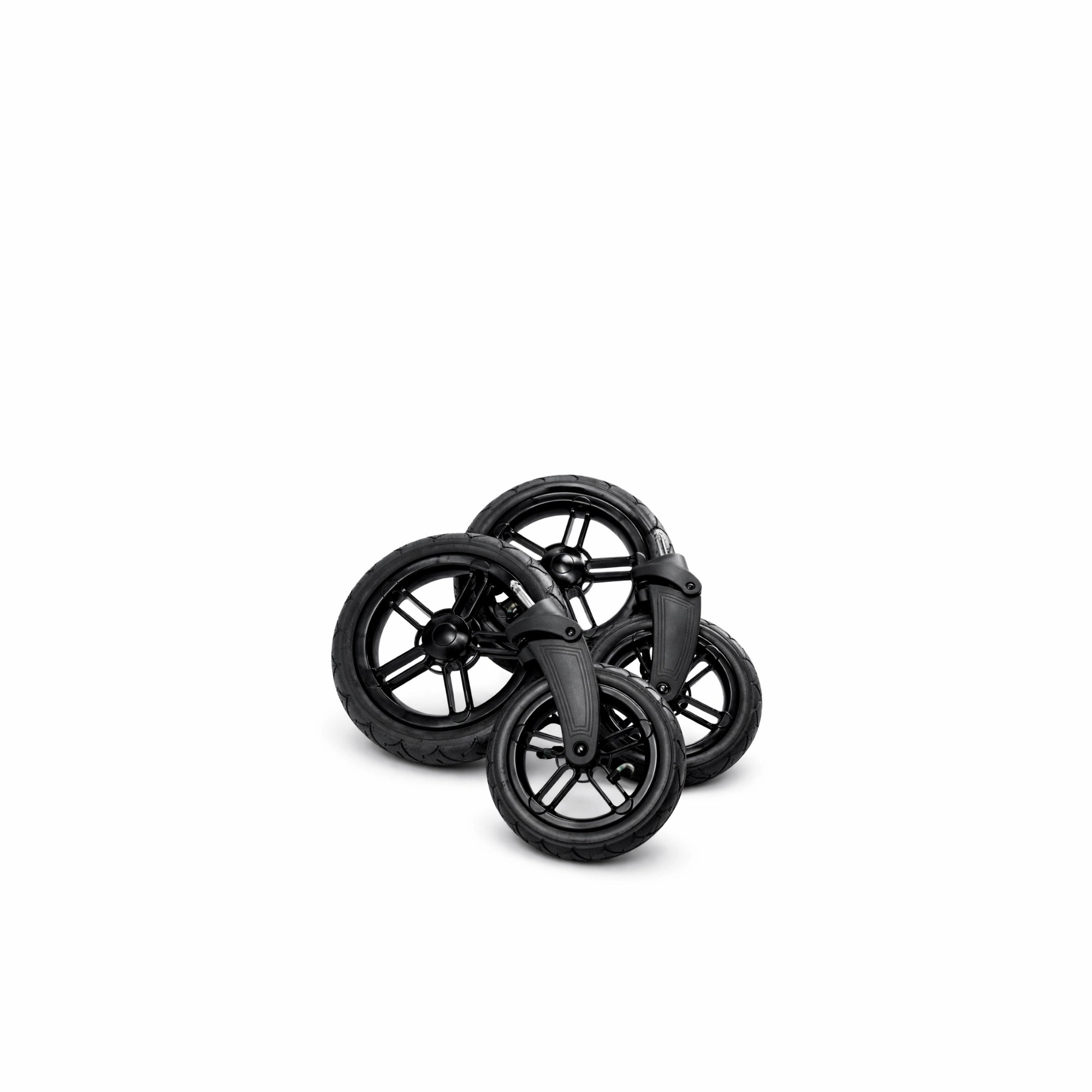 Mimi LUNO air wheel set with 8 inch front wheels and 12 inch rear wheels